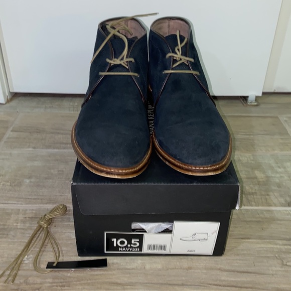 Banana Republic blue chukka boots size 10.5 in main image 4